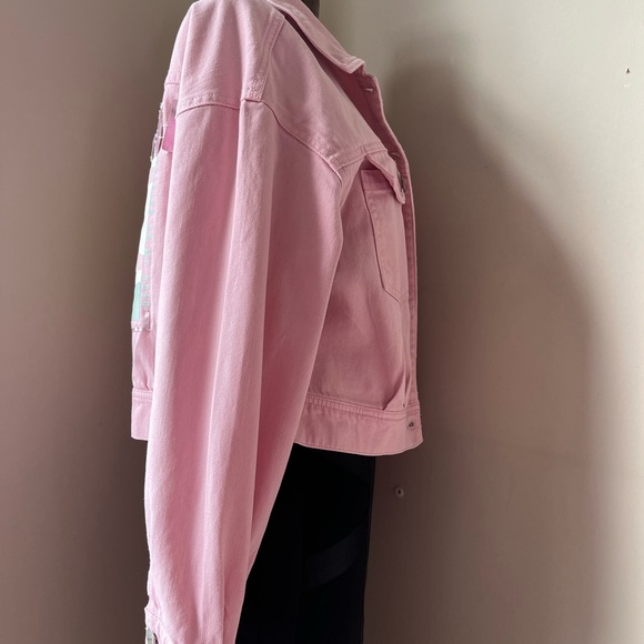 Disney Pink Denim Simba Jacket RARE - Picture 8 of 12
